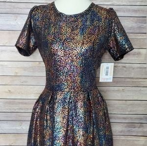 NWT XL Elegant Mermaid Oil-Slick Lularoe Amelia